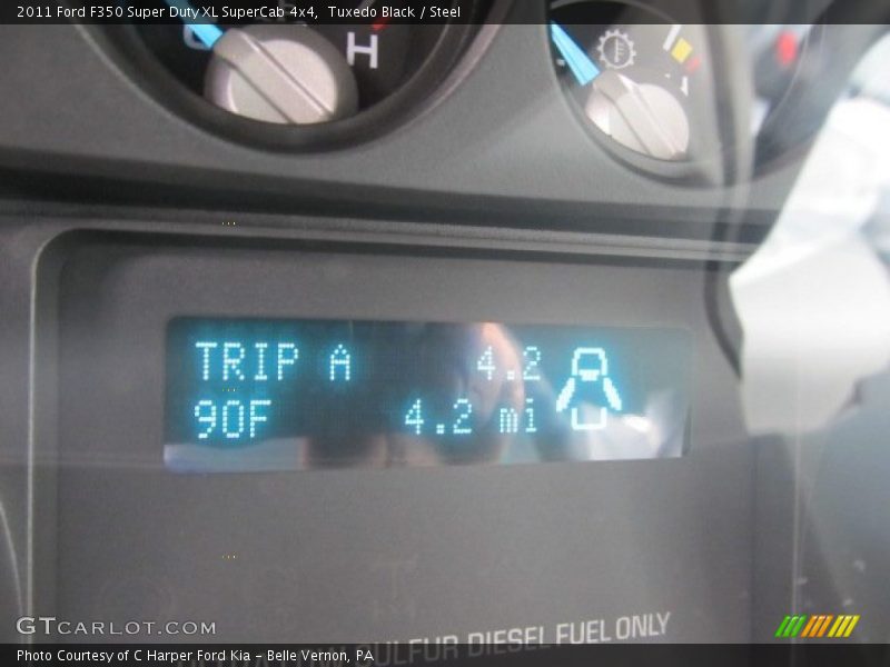 Tuxedo Black / Steel 2011 Ford F350 Super Duty XL SuperCab 4x4