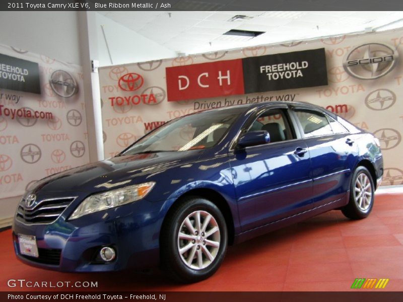 Blue Ribbon Metallic / Ash 2011 Toyota Camry XLE V6