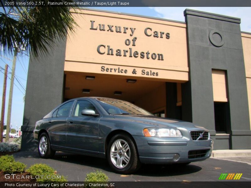 Platinum Green Metallic / Taupe/Light Taupe 2005 Volvo S60 2.5T