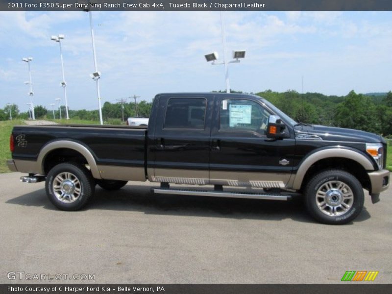 Tuxedo Black / Chaparral Leather 2011 Ford F350 Super Duty King Ranch Crew Cab 4x4