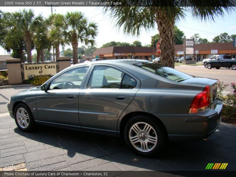 Platinum Green Metallic / Taupe/Light Taupe 2005 Volvo S60 2.5T