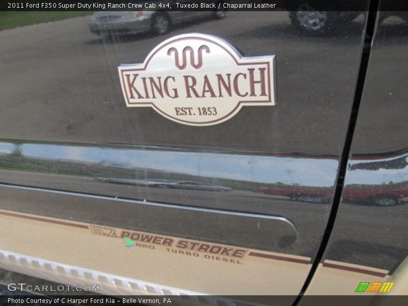 Tuxedo Black / Chaparral Leather 2011 Ford F350 Super Duty King Ranch Crew Cab 4x4