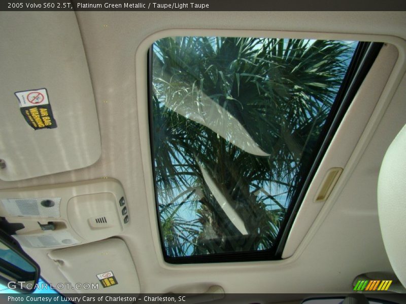 Platinum Green Metallic / Taupe/Light Taupe 2005 Volvo S60 2.5T