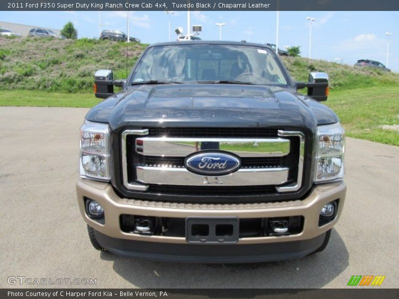 Tuxedo Black / Chaparral Leather 2011 Ford F350 Super Duty King Ranch Crew Cab 4x4