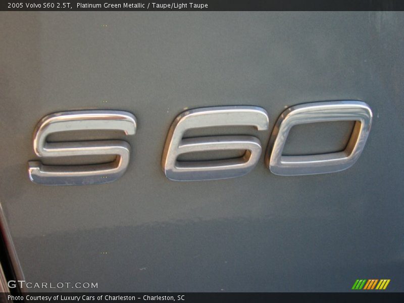 Platinum Green Metallic / Taupe/Light Taupe 2005 Volvo S60 2.5T