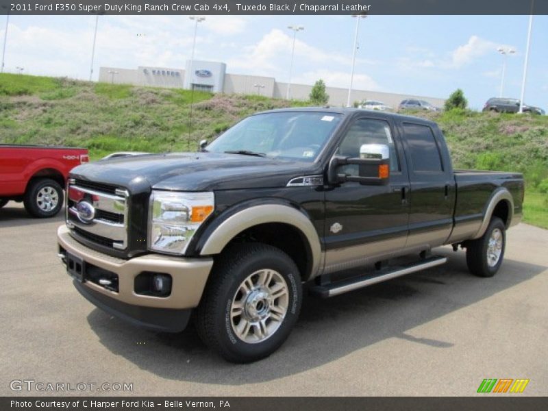 Tuxedo Black / Chaparral Leather 2011 Ford F350 Super Duty King Ranch Crew Cab 4x4