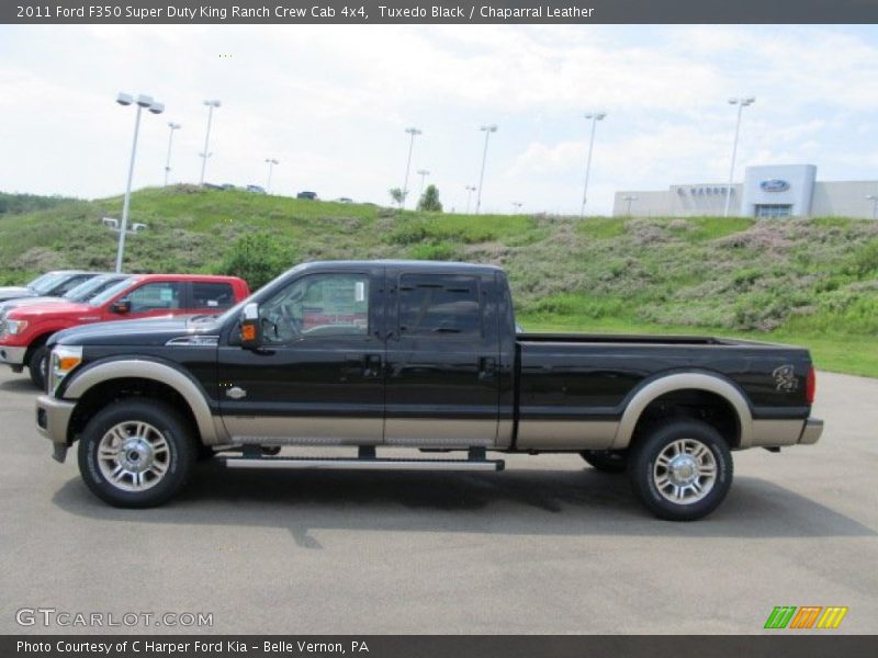Tuxedo Black / Chaparral Leather 2011 Ford F350 Super Duty King Ranch Crew Cab 4x4