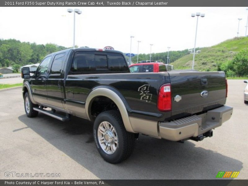 Tuxedo Black / Chaparral Leather 2011 Ford F350 Super Duty King Ranch Crew Cab 4x4