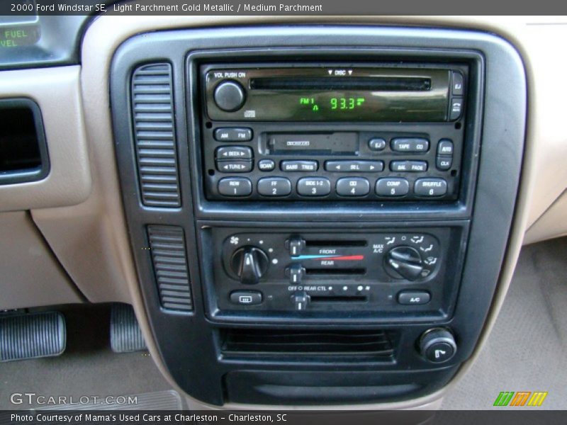 Controls of 2000 Windstar SE