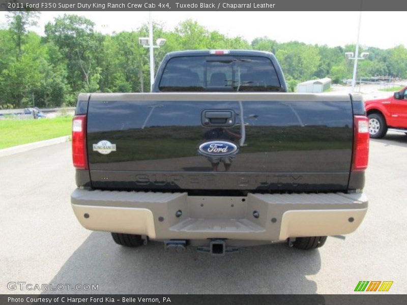Tuxedo Black / Chaparral Leather 2011 Ford F350 Super Duty King Ranch Crew Cab 4x4