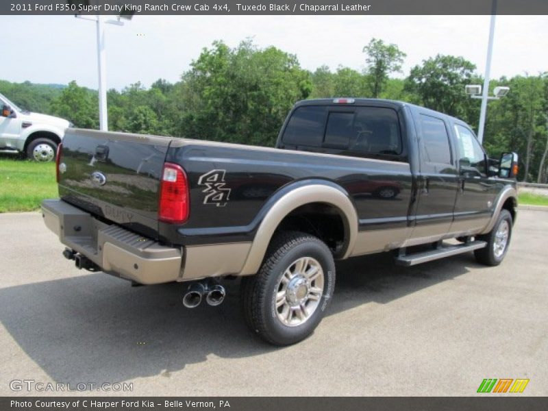 Tuxedo Black / Chaparral Leather 2011 Ford F350 Super Duty King Ranch Crew Cab 4x4