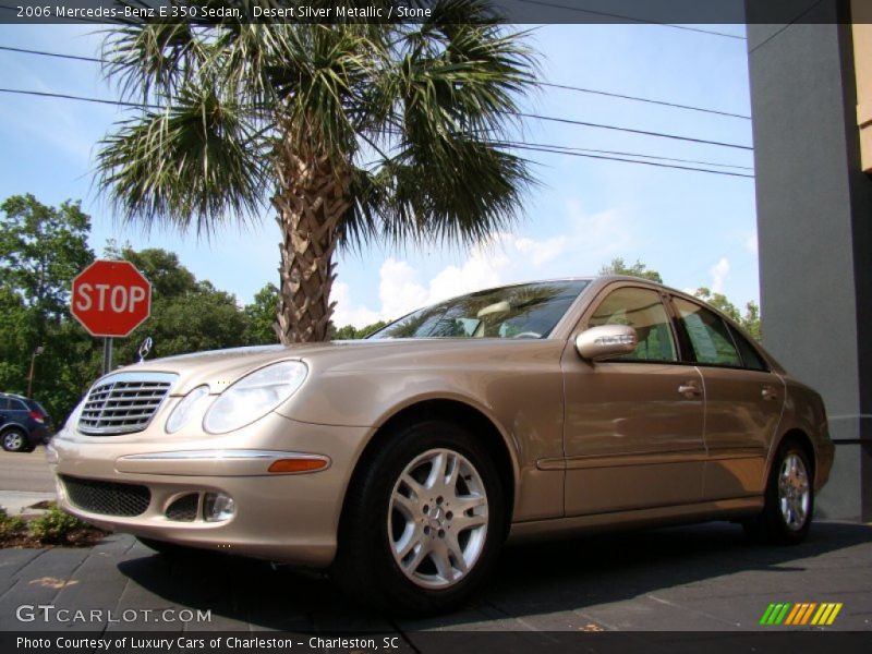 Desert Silver Metallic / Stone 2006 Mercedes-Benz E 350 Sedan