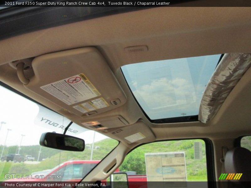 Tuxedo Black / Chaparral Leather 2011 Ford F350 Super Duty King Ranch Crew Cab 4x4