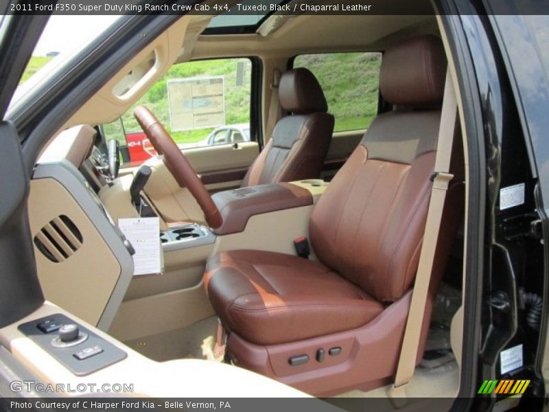 Tuxedo Black / Chaparral Leather 2011 Ford F350 Super Duty King Ranch Crew Cab 4x4