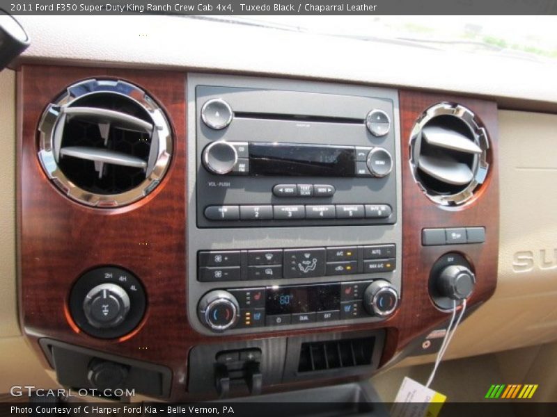 Tuxedo Black / Chaparral Leather 2011 Ford F350 Super Duty King Ranch Crew Cab 4x4