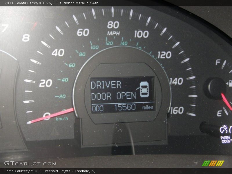 Blue Ribbon Metallic / Ash 2011 Toyota Camry XLE V6