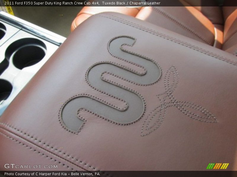 Tuxedo Black / Chaparral Leather 2011 Ford F350 Super Duty King Ranch Crew Cab 4x4