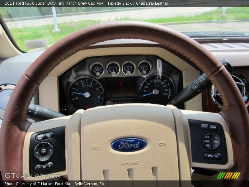 Tuxedo Black / Chaparral Leather 2011 Ford F350 Super Duty King Ranch Crew Cab 4x4