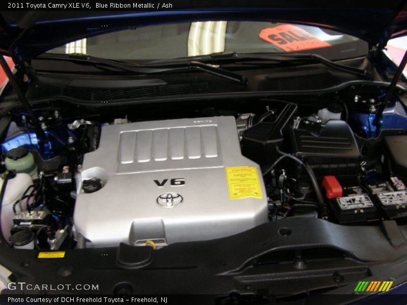 Blue Ribbon Metallic / Ash 2011 Toyota Camry XLE V6