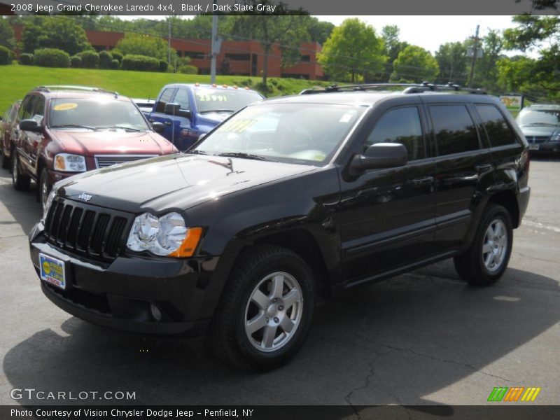 Black / Dark Slate Gray 2008 Jeep Grand Cherokee Laredo 4x4