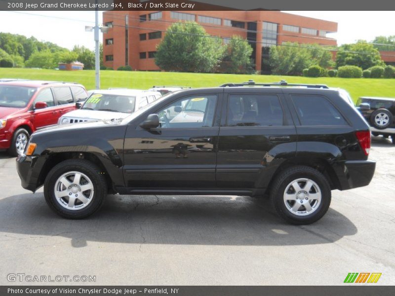 Black / Dark Slate Gray 2008 Jeep Grand Cherokee Laredo 4x4