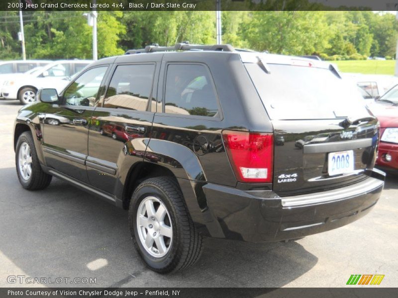 Black / Dark Slate Gray 2008 Jeep Grand Cherokee Laredo 4x4