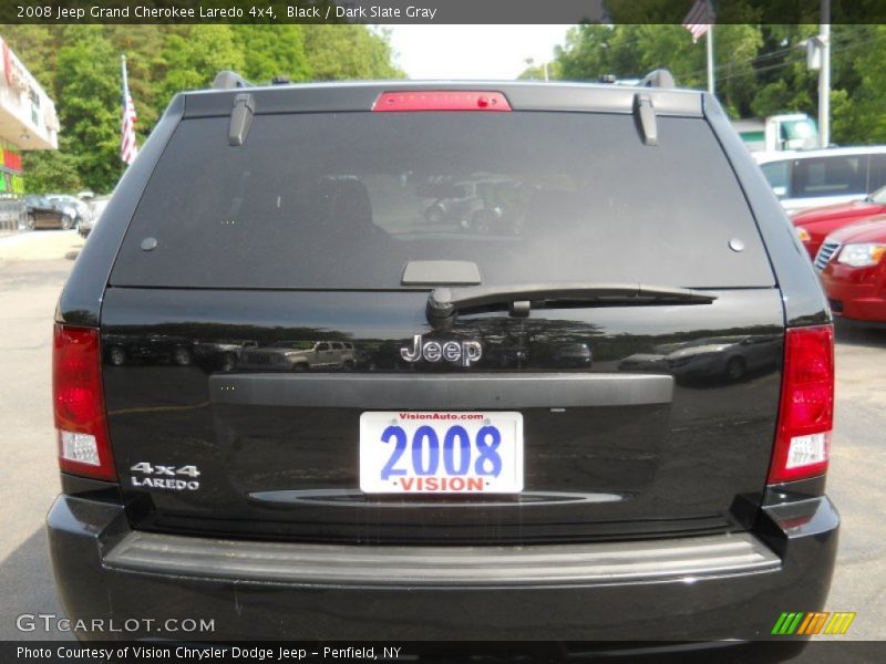 Black / Dark Slate Gray 2008 Jeep Grand Cherokee Laredo 4x4