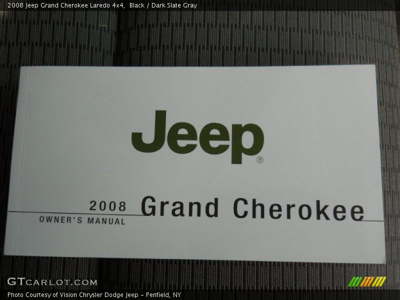 Black / Dark Slate Gray 2008 Jeep Grand Cherokee Laredo 4x4