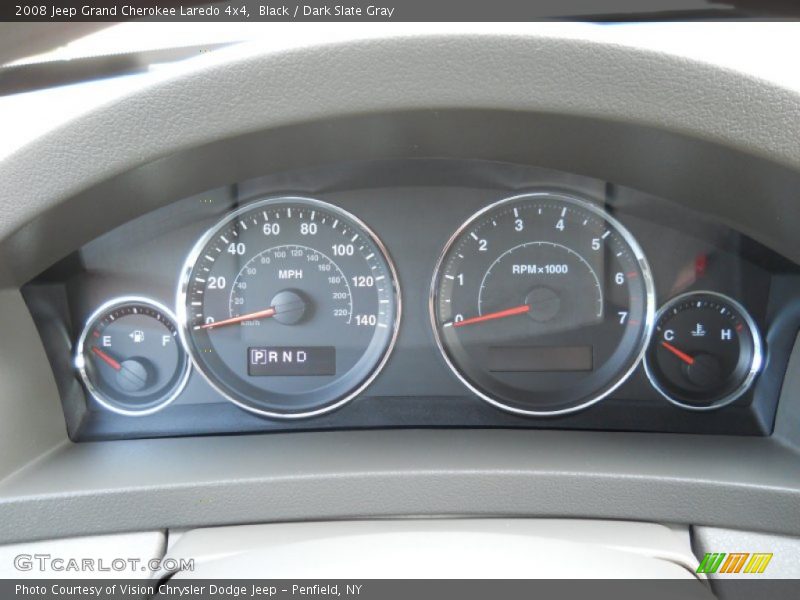 Black / Dark Slate Gray 2008 Jeep Grand Cherokee Laredo 4x4