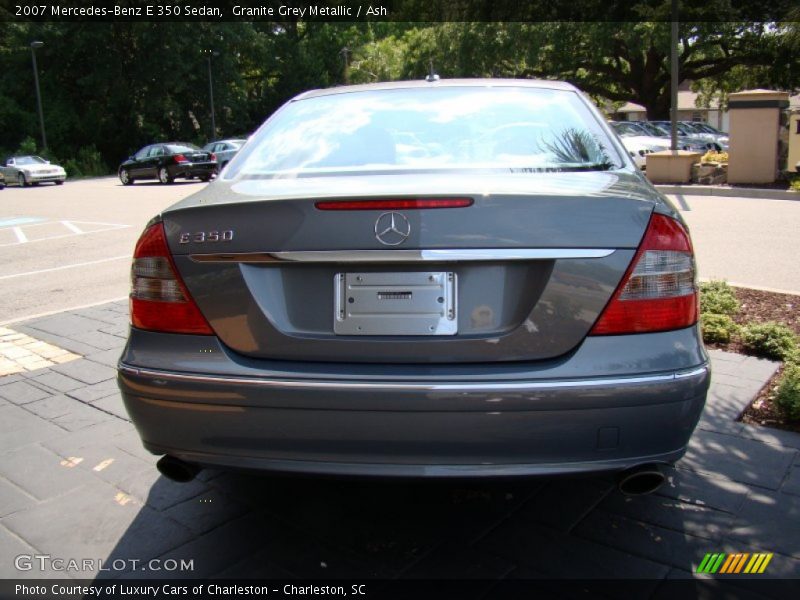 Granite Grey Metallic / Ash 2007 Mercedes-Benz E 350 Sedan