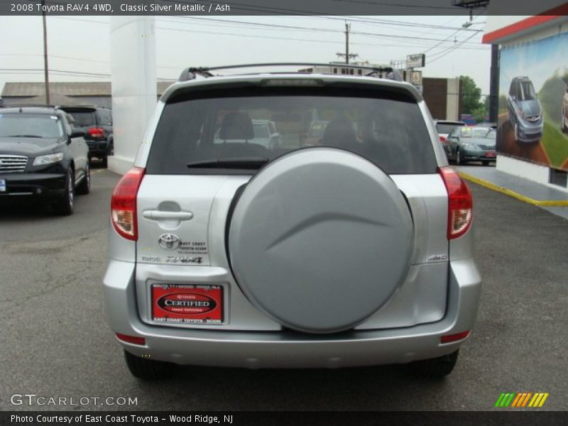 Classic Silver Metallic / Ash 2008 Toyota RAV4 4WD