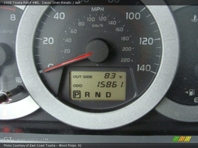 Classic Silver Metallic / Ash 2008 Toyota RAV4 4WD