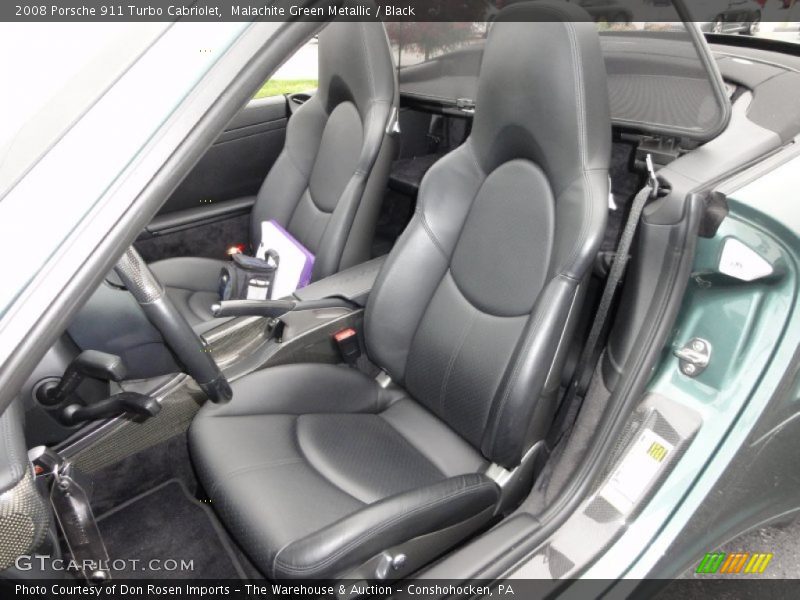  2008 911 Turbo Cabriolet Black Interior
