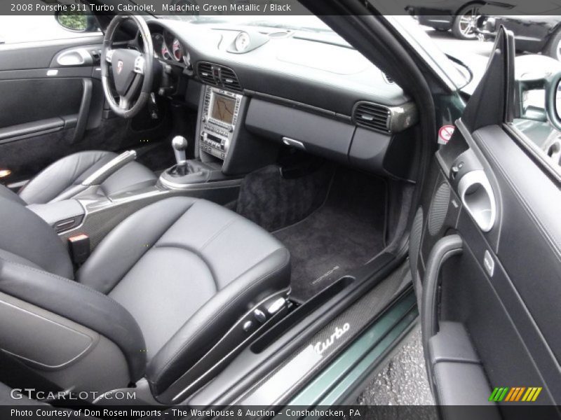  2008 911 Turbo Cabriolet Black Interior