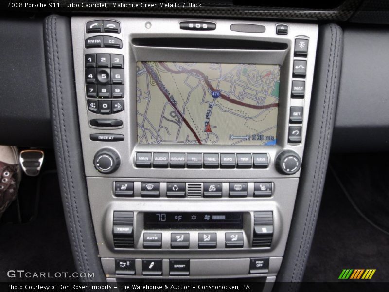 Navigation of 2008 911 Turbo Cabriolet