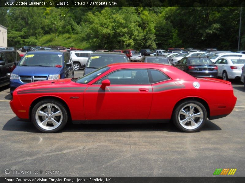 TorRed / Dark Slate Gray 2010 Dodge Challenger R/T Classic