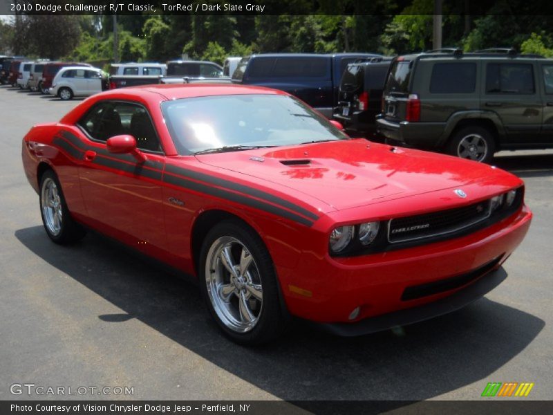 TorRed / Dark Slate Gray 2010 Dodge Challenger R/T Classic