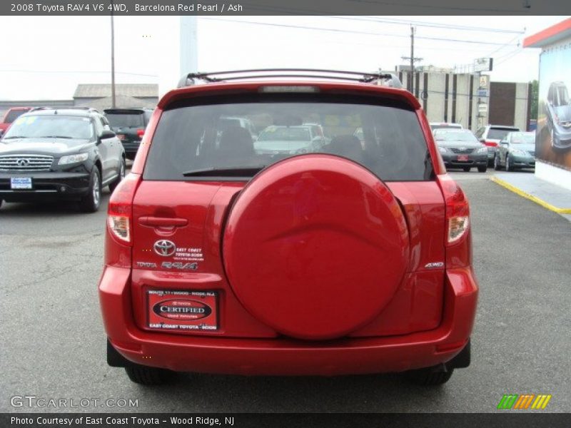 Barcelona Red Pearl / Ash 2008 Toyota RAV4 V6 4WD