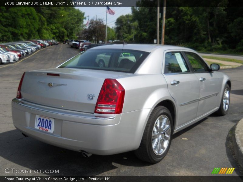 Bright Silver Metallic / Dark Slate Gray 2008 Chrysler 300 C HEMI