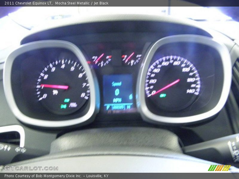 Mocha Steel Metallic / Jet Black 2011 Chevrolet Equinox LT
