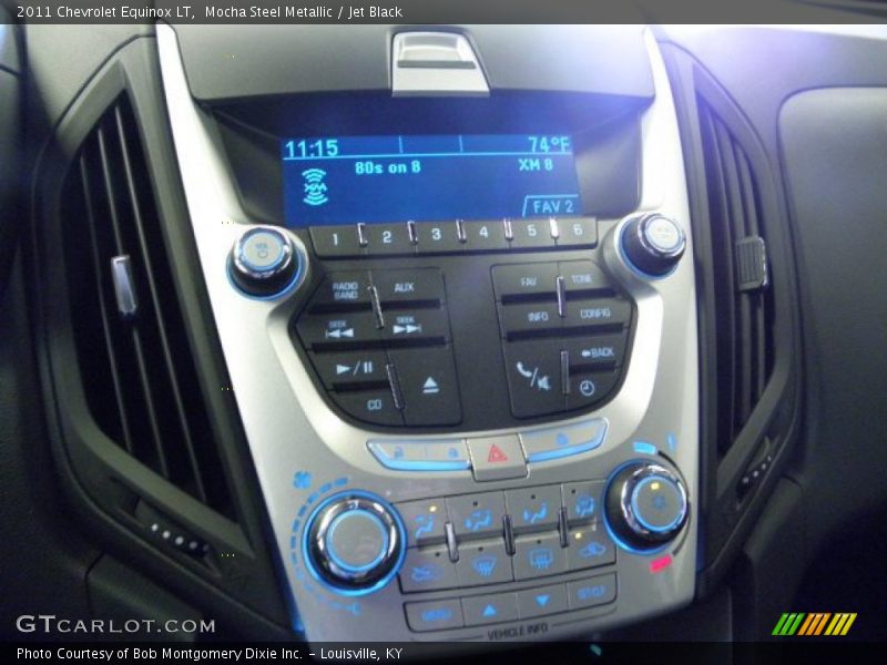 Mocha Steel Metallic / Jet Black 2011 Chevrolet Equinox LT