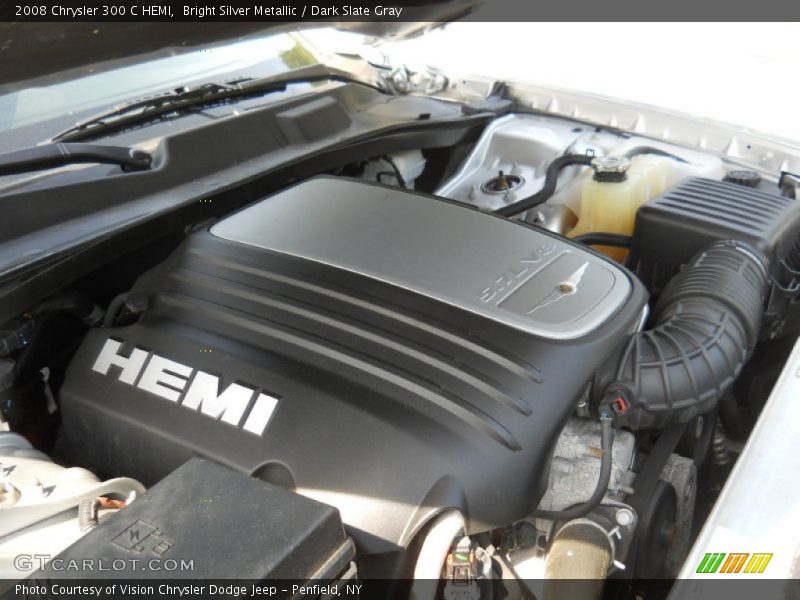 Bright Silver Metallic / Dark Slate Gray 2008 Chrysler 300 C HEMI