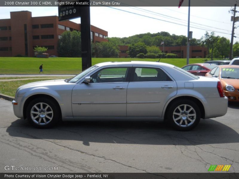 Bright Silver Metallic / Dark Slate Gray 2008 Chrysler 300 C HEMI
