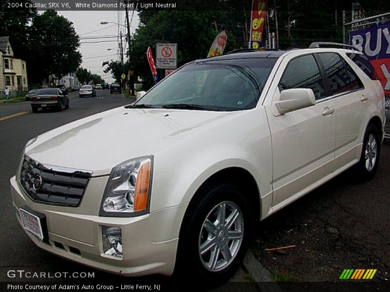 White Diamond Pearl / Light Neutral 2004 Cadillac SRX V6