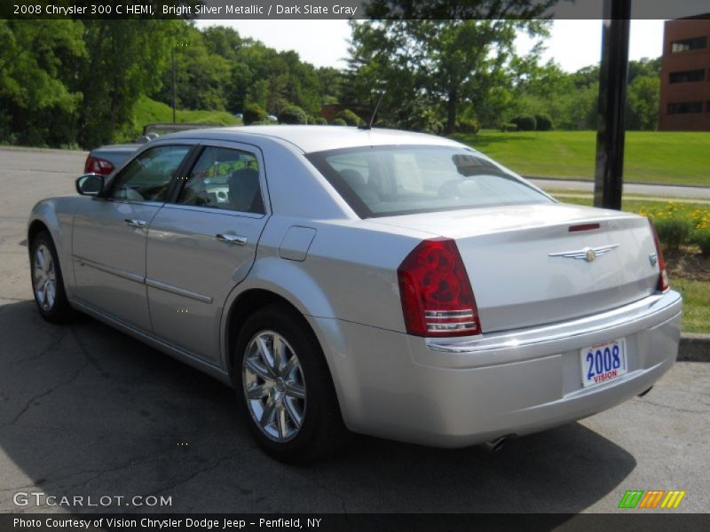 Bright Silver Metallic / Dark Slate Gray 2008 Chrysler 300 C HEMI