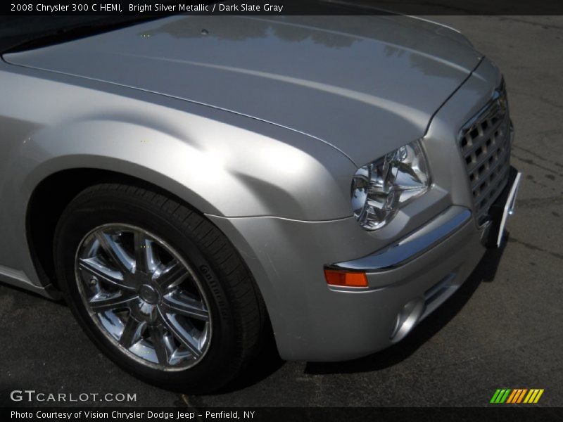 Bright Silver Metallic / Dark Slate Gray 2008 Chrysler 300 C HEMI