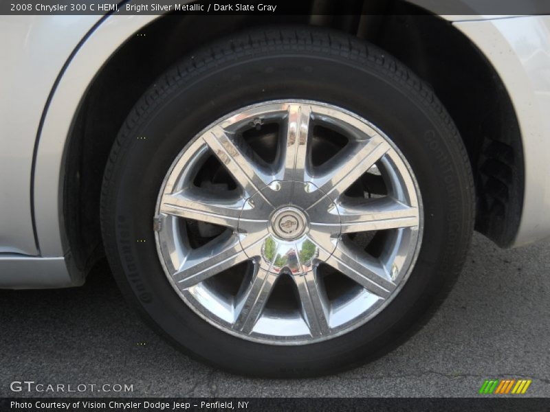 Bright Silver Metallic / Dark Slate Gray 2008 Chrysler 300 C HEMI