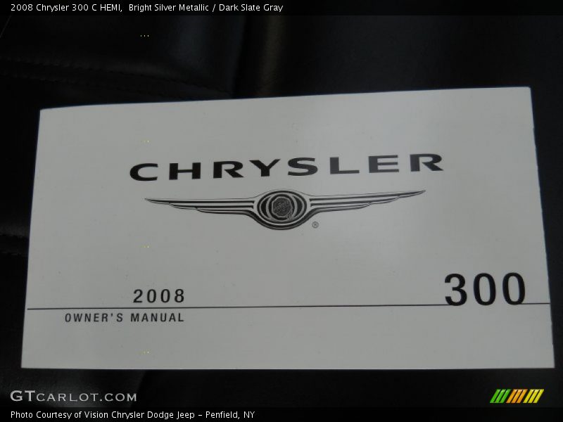 Bright Silver Metallic / Dark Slate Gray 2008 Chrysler 300 C HEMI