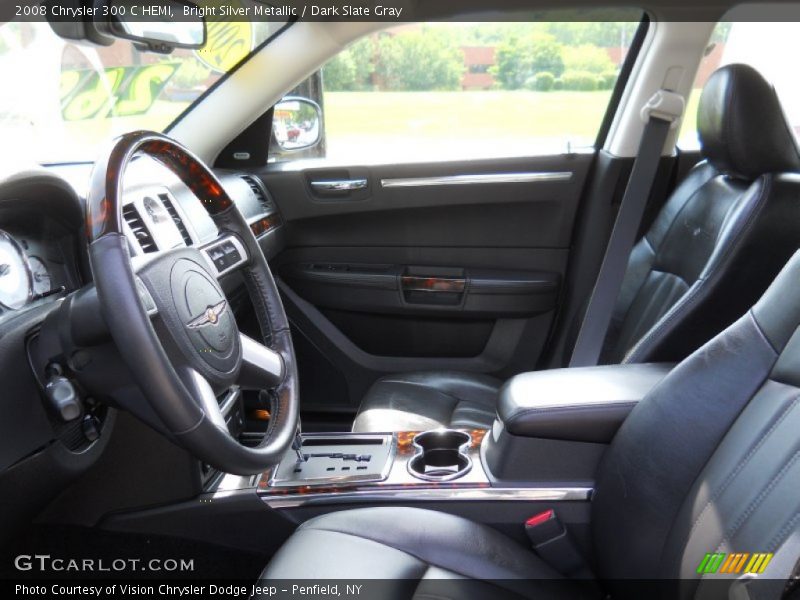 Bright Silver Metallic / Dark Slate Gray 2008 Chrysler 300 C HEMI