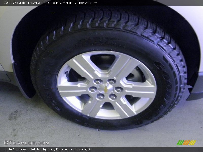 Gold Mist Metallic / Ebony/Ebony 2011 Chevrolet Traverse LT
